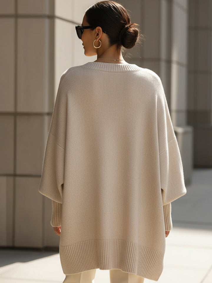 Maglione Poncho Oversize