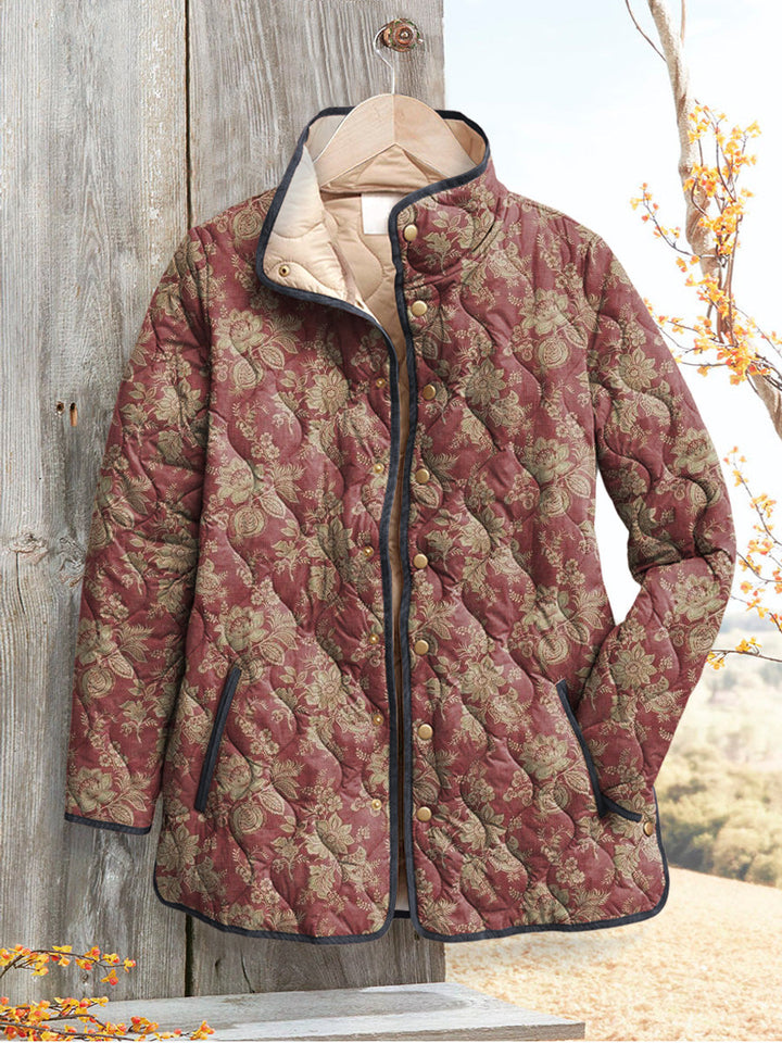 Giacca Floreale Retro da Donna