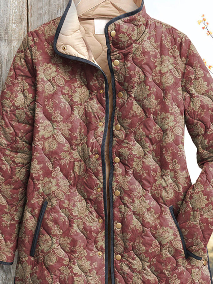 Giacca Floreale Retro da Donna