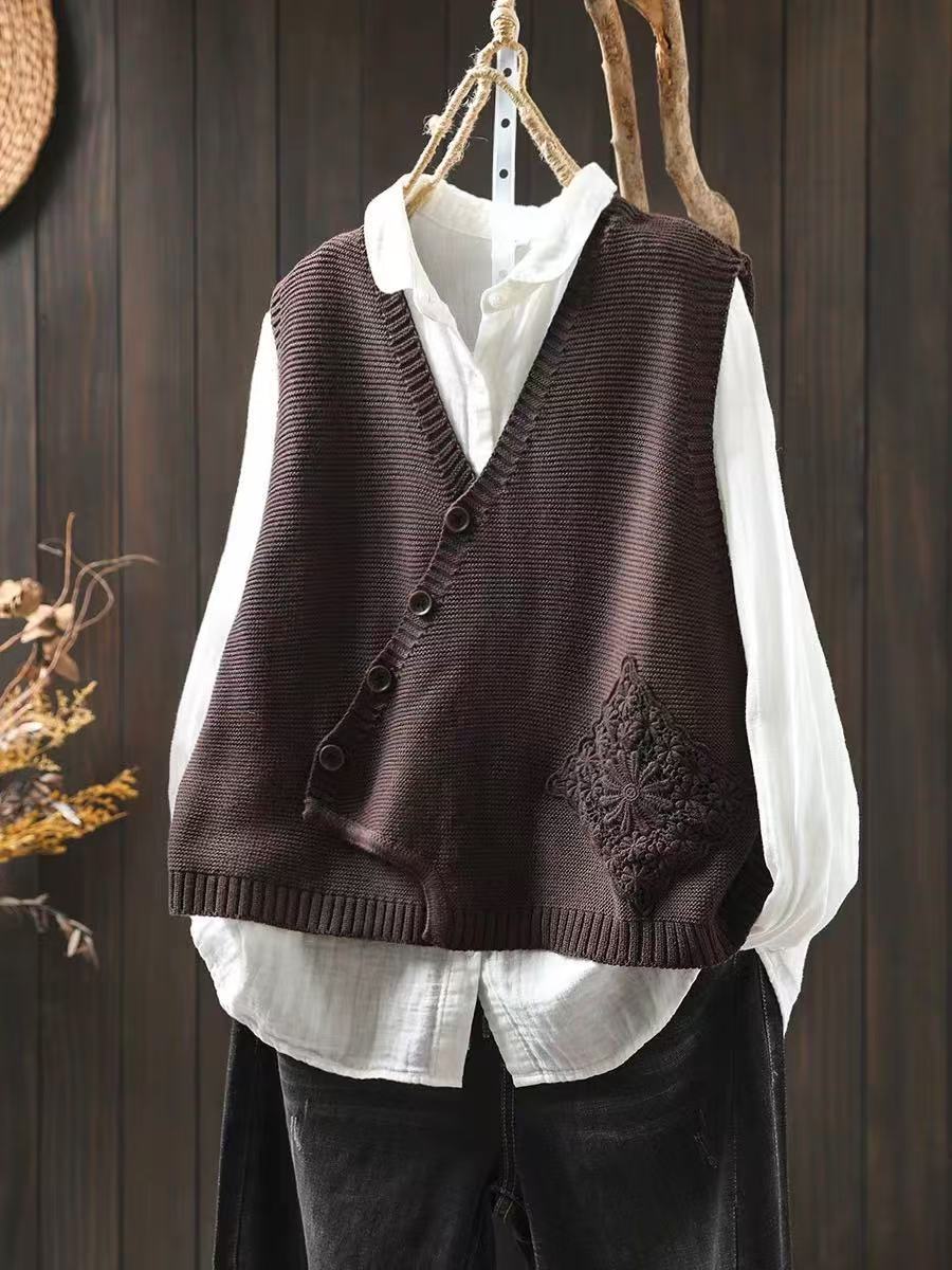 L ’Elowina | Gilet Lavorato a Maglia