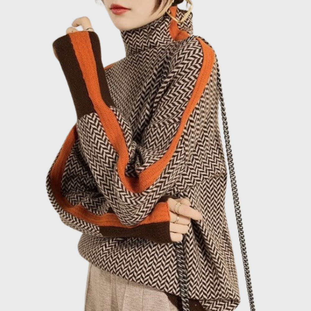 Viola™ | Maglione Elegante con Collo Alto