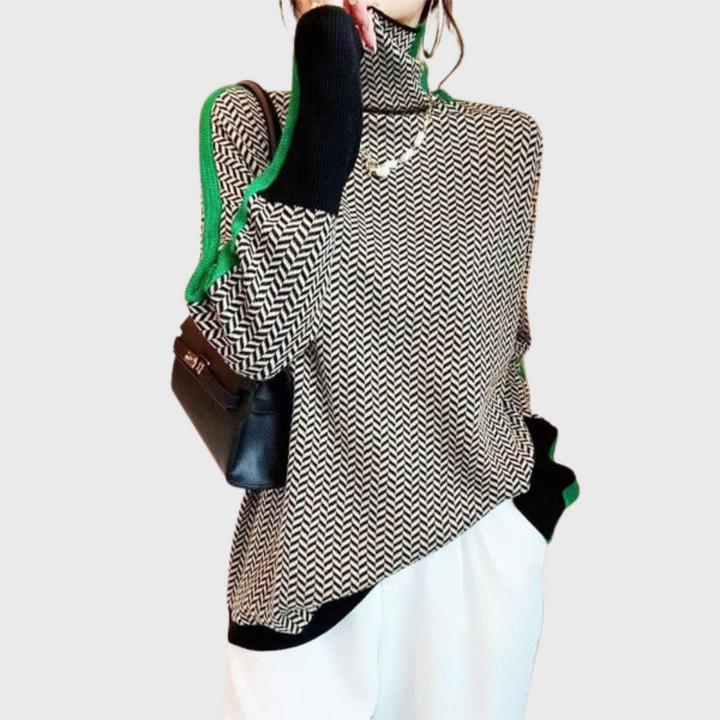 Viola™ | Maglione Elegante con Collo Alto