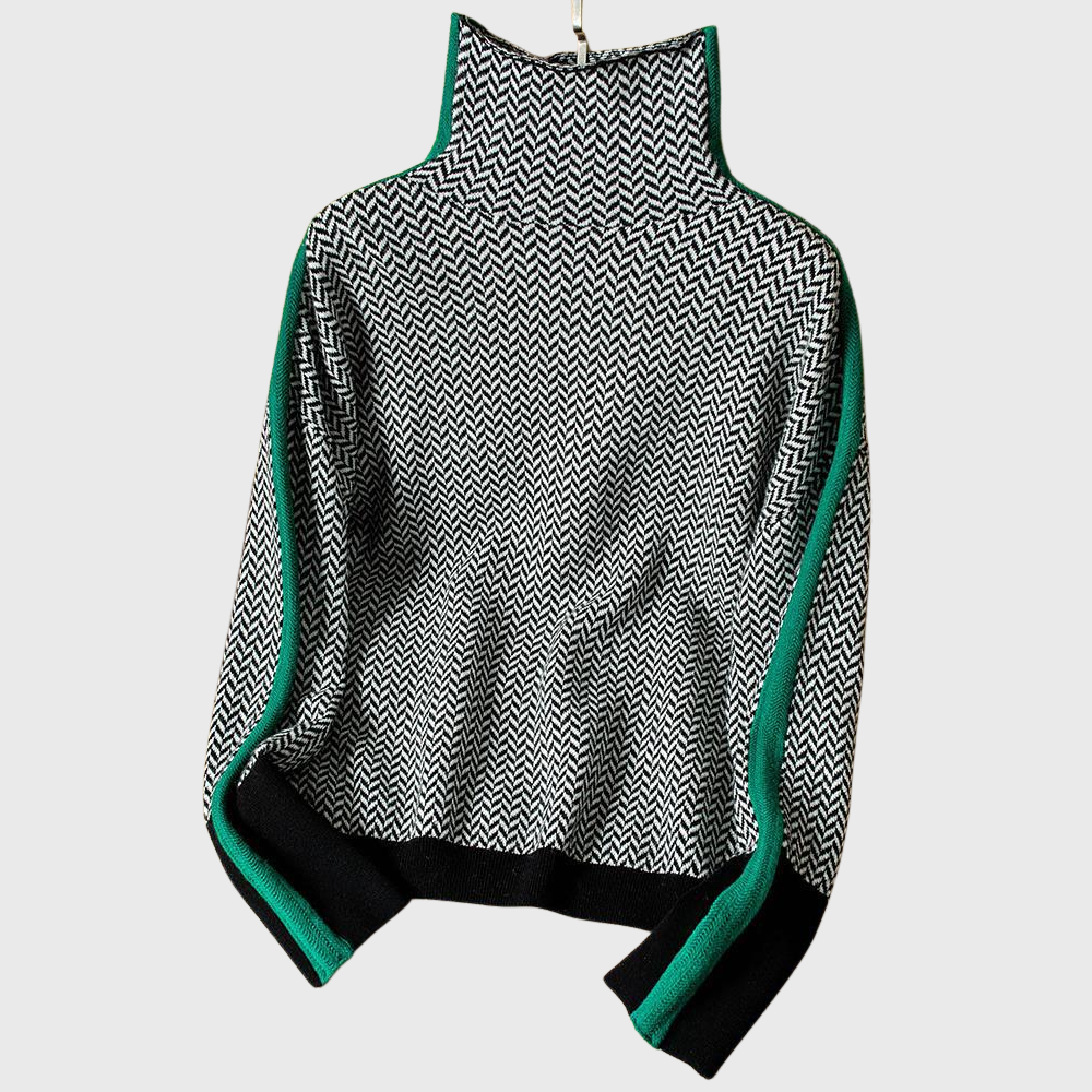 Viola™ | Maglione Elegante con Collo Alto