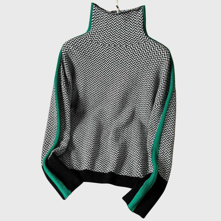 Viola™ | Maglione Elegante con Collo Alto