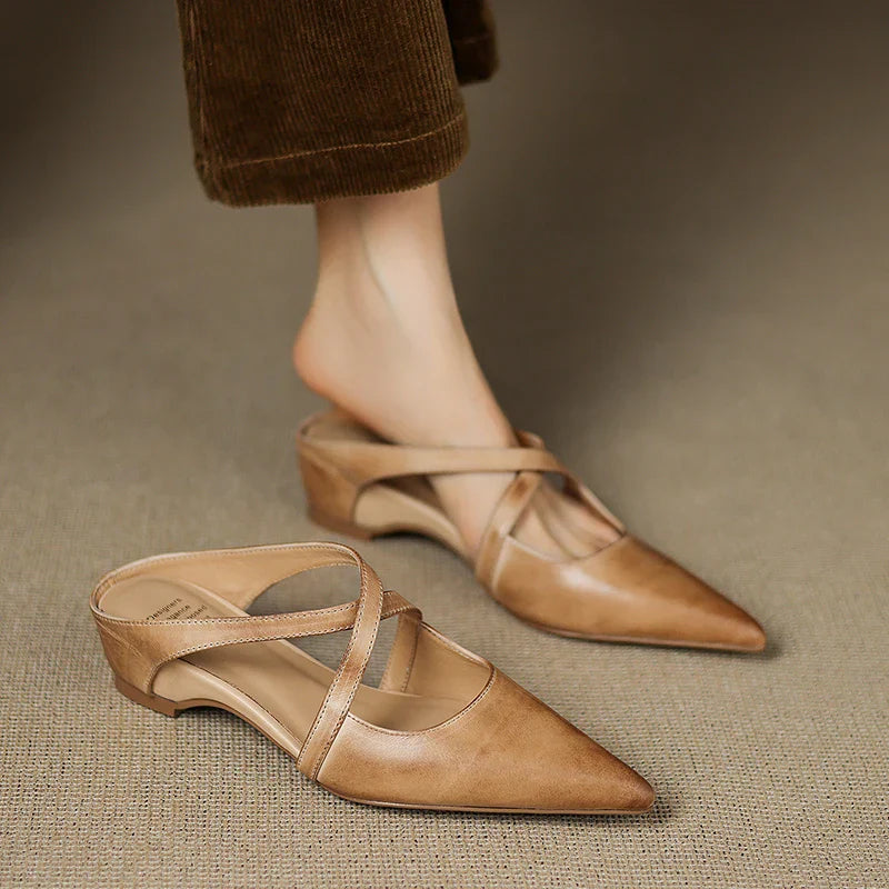 Mule in Vera Pelle Helene