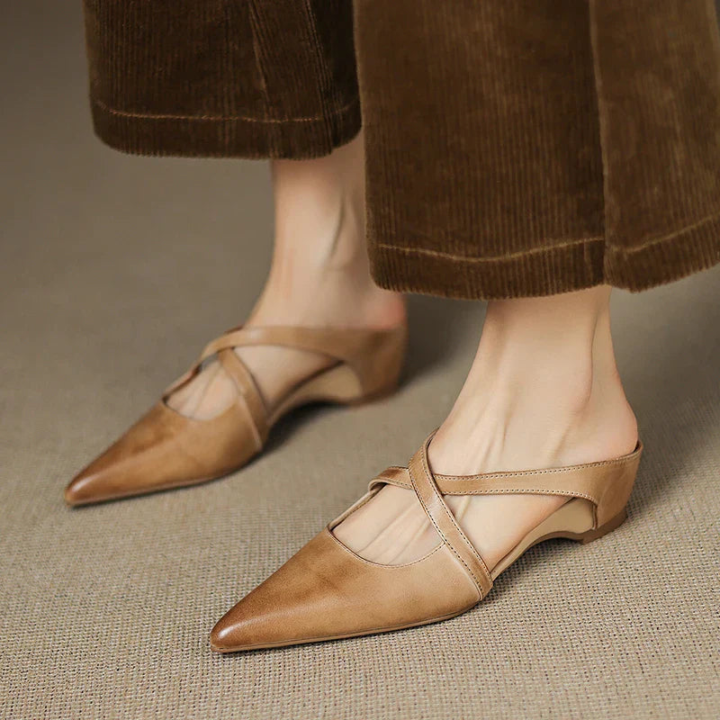Mule in Vera Pelle Helene
