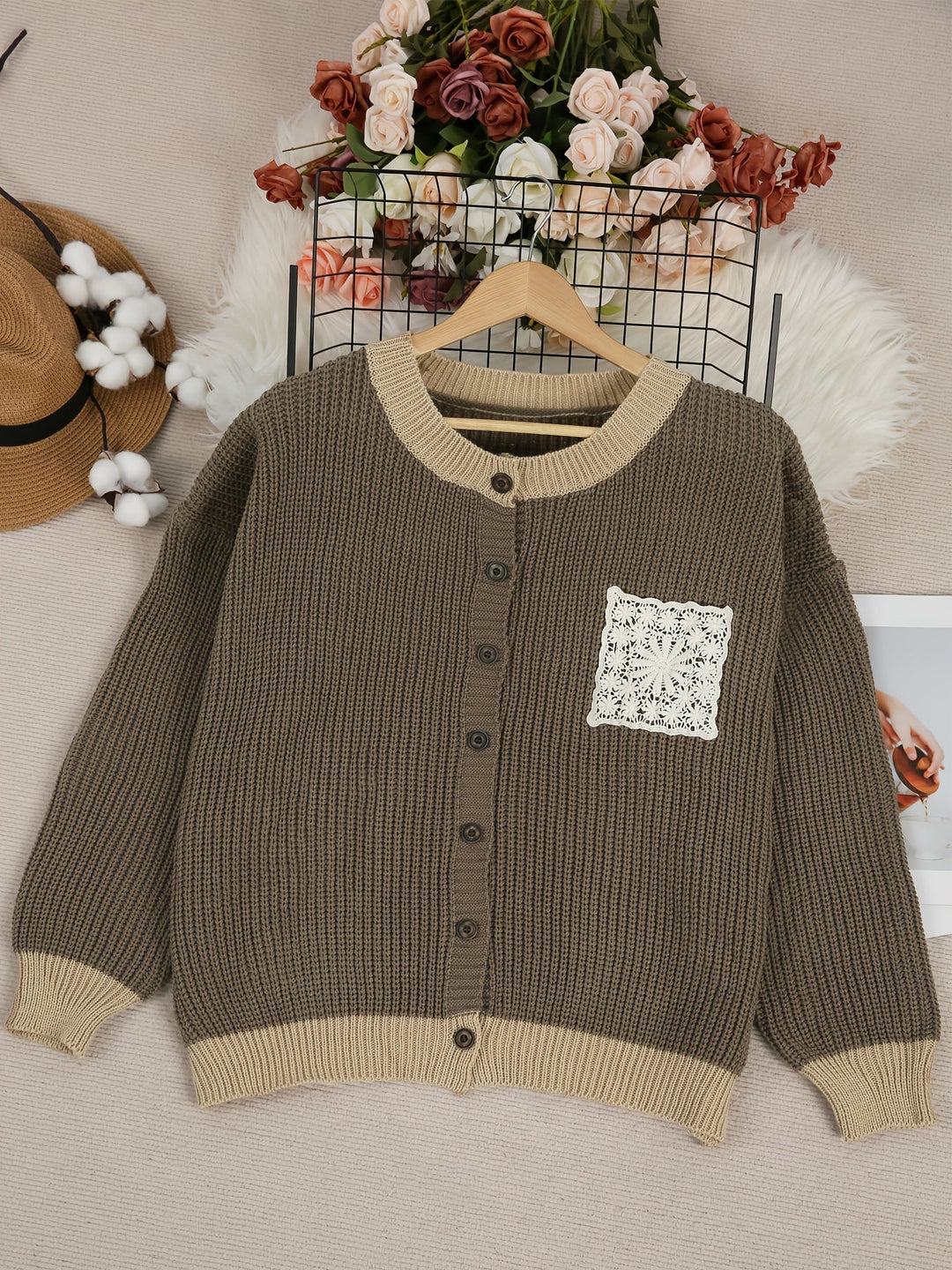 La Marcellina | Cappotto in Maglia con Tasche