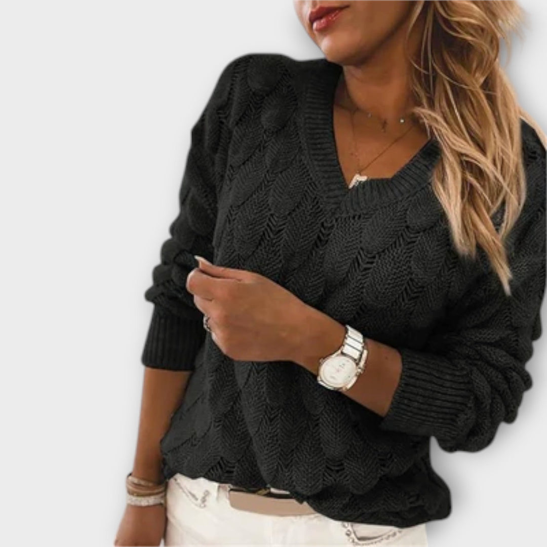 Noemier - Pullover con scollo a V